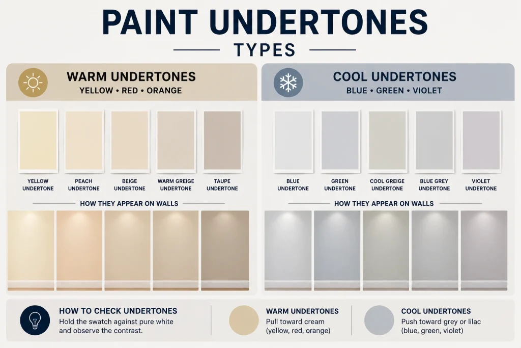 best way to identify undertones for interior house painting in adelaide