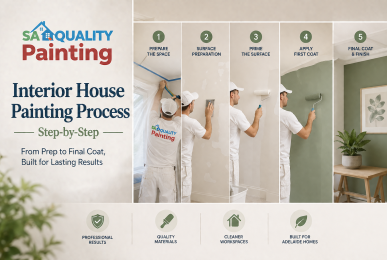 Interior House Painting Process Step-by-Step (Prep to Final Coat)